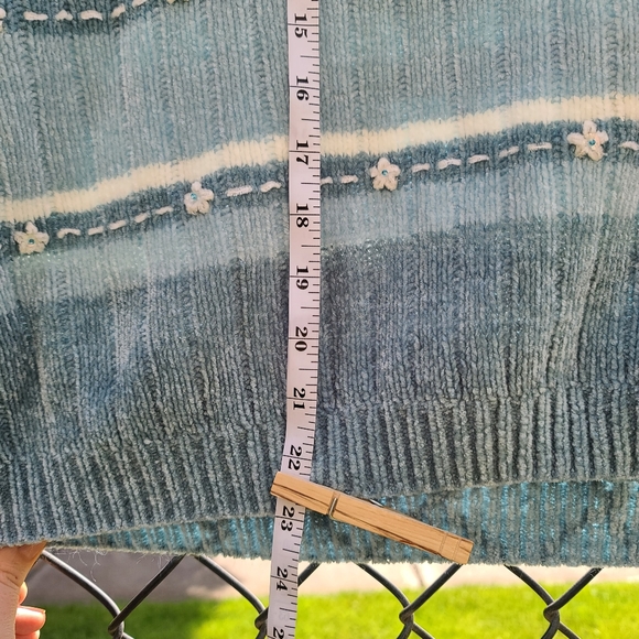 Vintage cozy and soft beaded sweater with shoulder pads - L - Picture 4 of 7